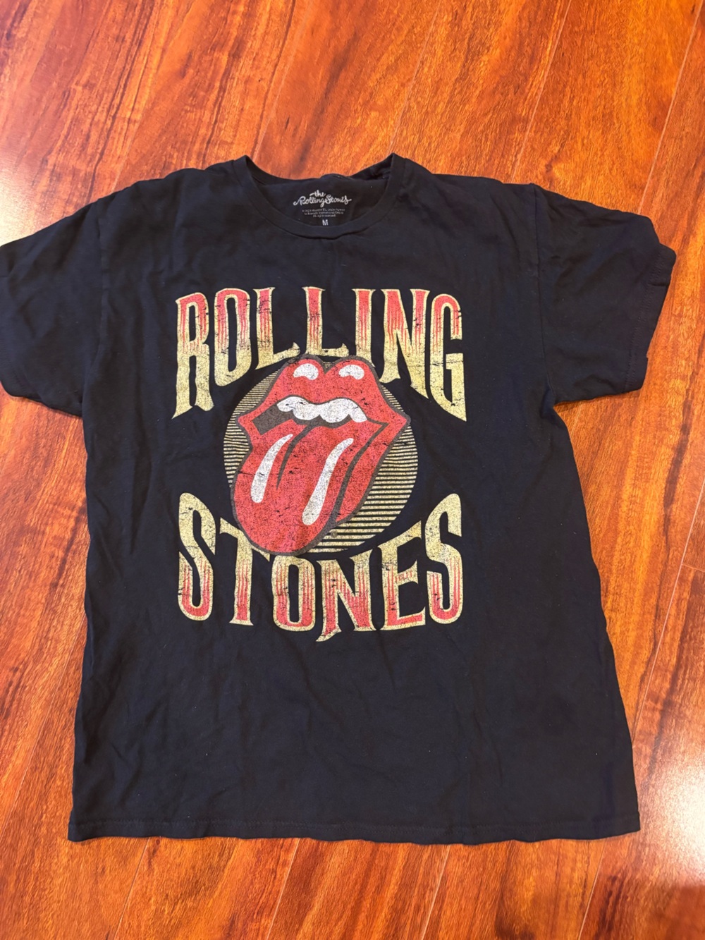 T-Shirt with Rolling Stones logo